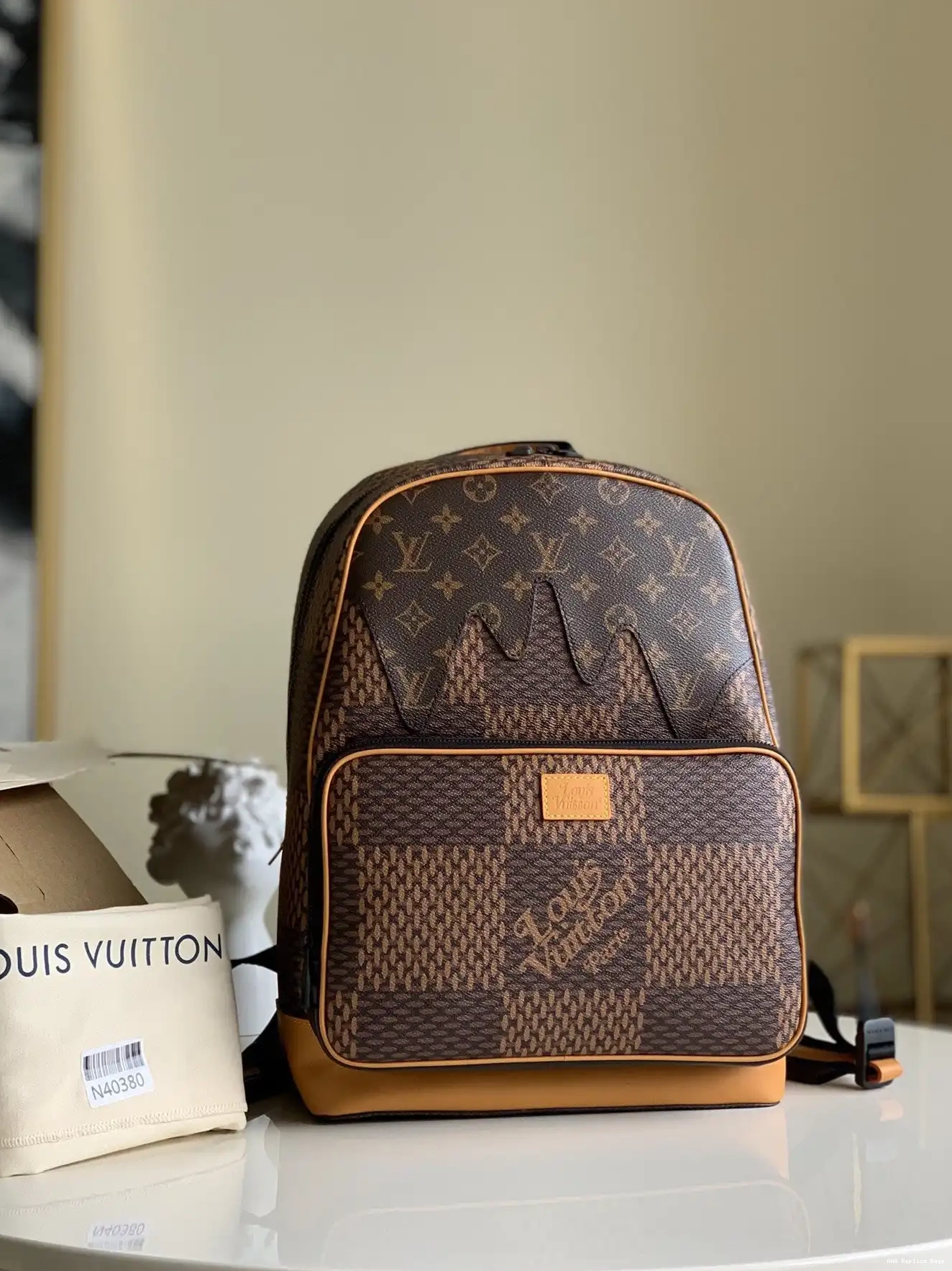 Aaa replica bags LOUIS BACKPACK VUITTON 0613